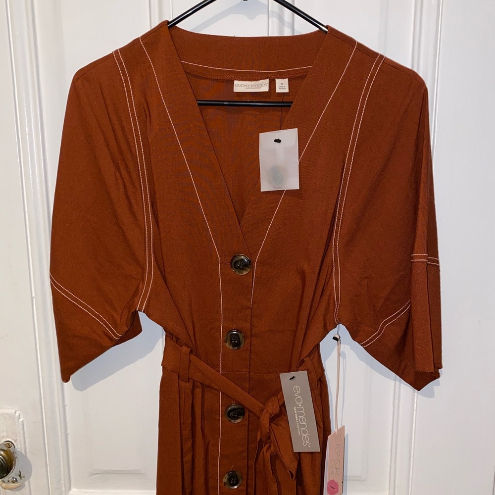 Fall linen dress - Picture 3 of 3